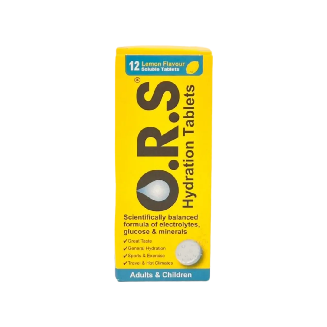 O.R.S. Hydration Tablets Lemon Pack of 12