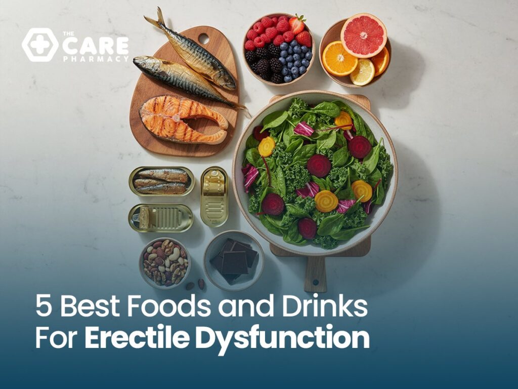 5 Best Foods and Drinks For Erectile Dysfunction